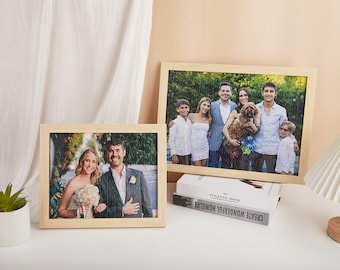 Custom Puzzle from Photo 50-200pcs,Personalized Couple Portrait Jigsaw Puzzle from Your Own Picture,Puzzle with a picture frame