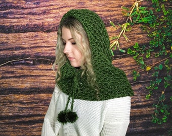 Crochet Hooded Cowl