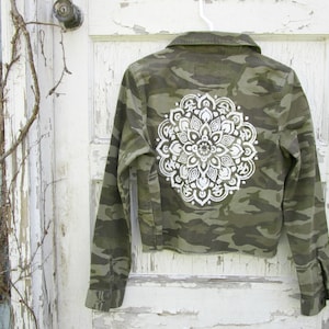 Med Painted Mandala Camo Jacket ThreadSmart