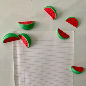 Stackable Watermelon-Themed Magnets | Fun & Functional Decor for Home, Office, or Fridge