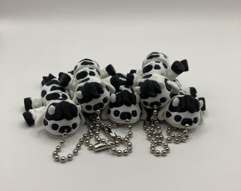 Cow Keychain - Cute mini cow - 3D printed