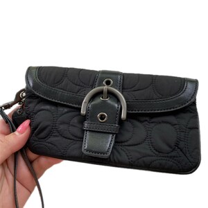 Coach nylon crossbody black best sale