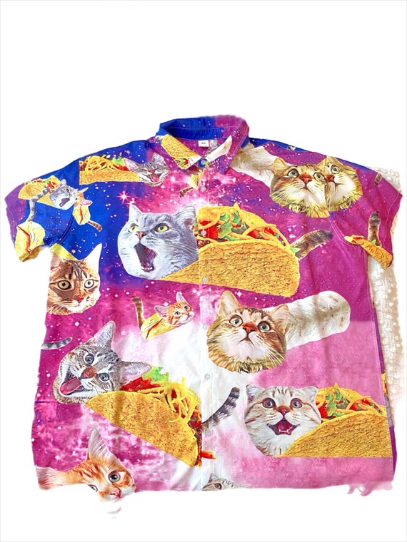 Cat and taco shirt sale