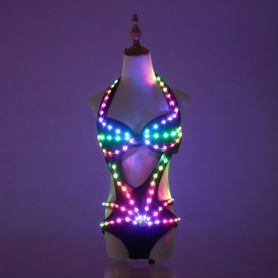 Body Girl Sexy Fishnet Bodysuit – Glow Party & Rave Lingerie main image 1