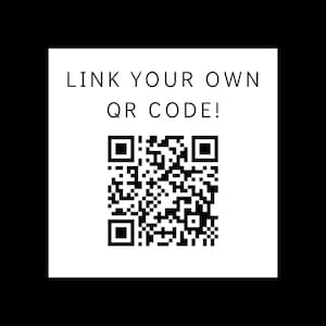Custom QR Code Widget Sign: Small Business Marketing (Digital Download