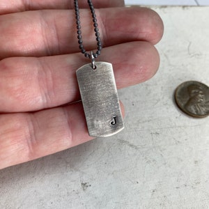 Dog Tag Necklace - Handmade Sterling Silver Dog Tags Necklace - Custom and Personalized Just for You - Extra Small Dog Tags