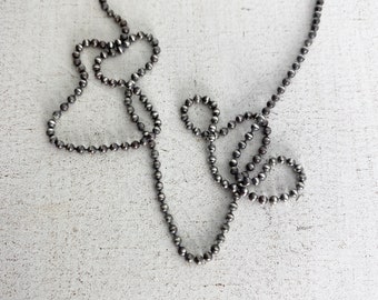 Ball Chain - Sterling Silver - Bead Chain - a la carte necklace