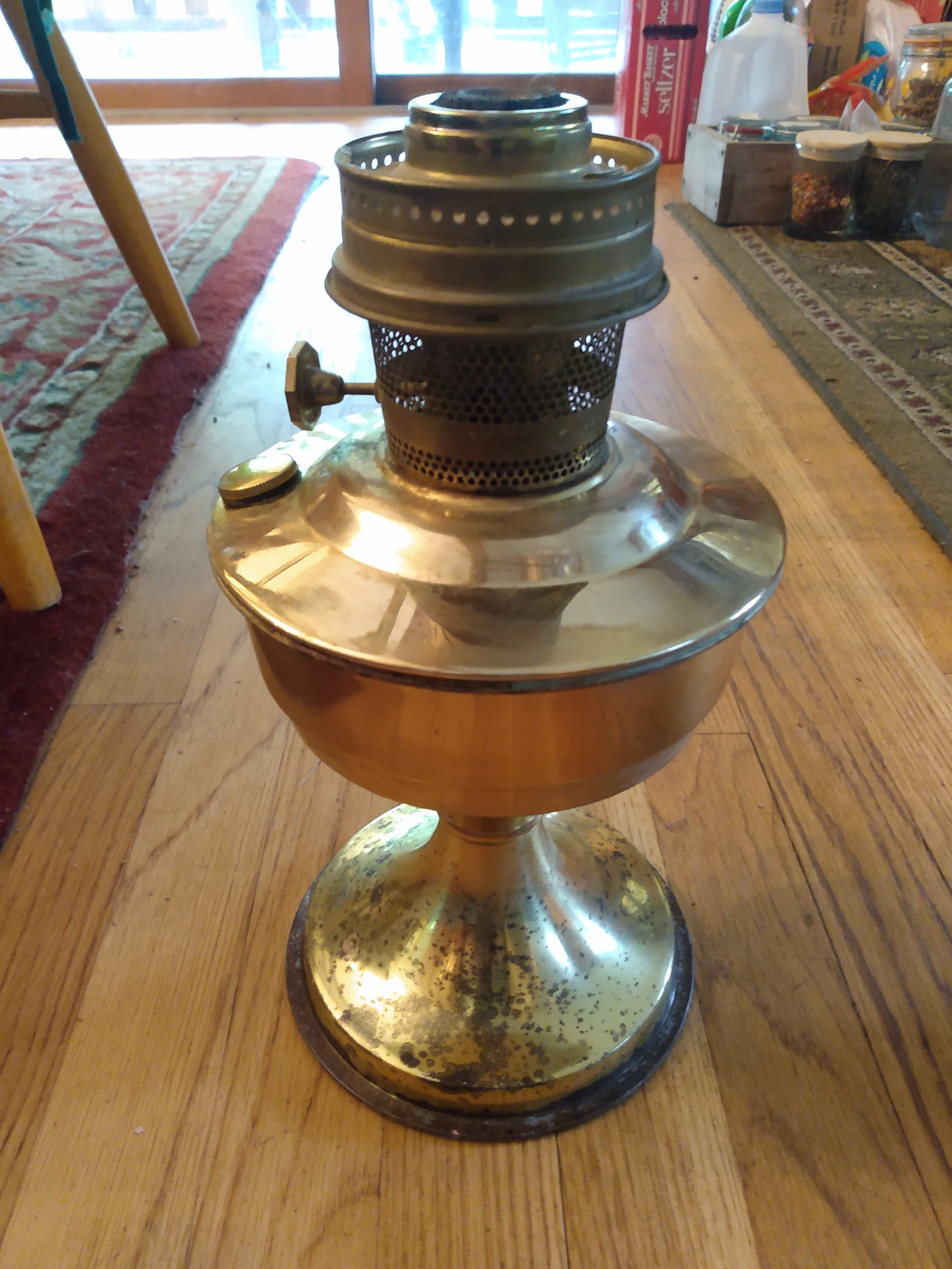 Aladdin Brass Kerosene or Oil Lamp model 23 for Power Etsy