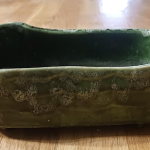 Pretty McCoy green planter for indoor plants!