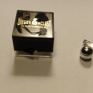 Sterling Basketball pin - Dieges & Clust - Original Box