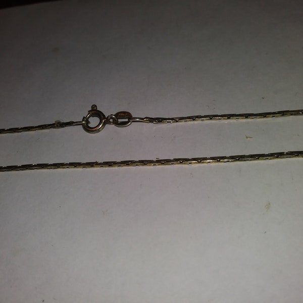 7" Sterling serpentine bracelet -925 Italy