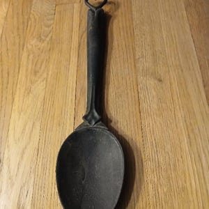 Antique Cast Iron Spoon - 17-1/2&quot; long!