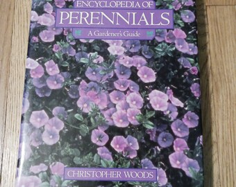 Beautiful Perennial book by Christopher Woods - HC/DJ -Like New!- Retails 50