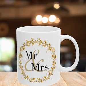 Mr and Mrs mug Wrap, Wedding mug design PNG, anniversary 11oz mug wrap, couple mug sublimation. bride and groom SVG design, Digital Download