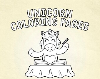 Unicorn Coloring Pages