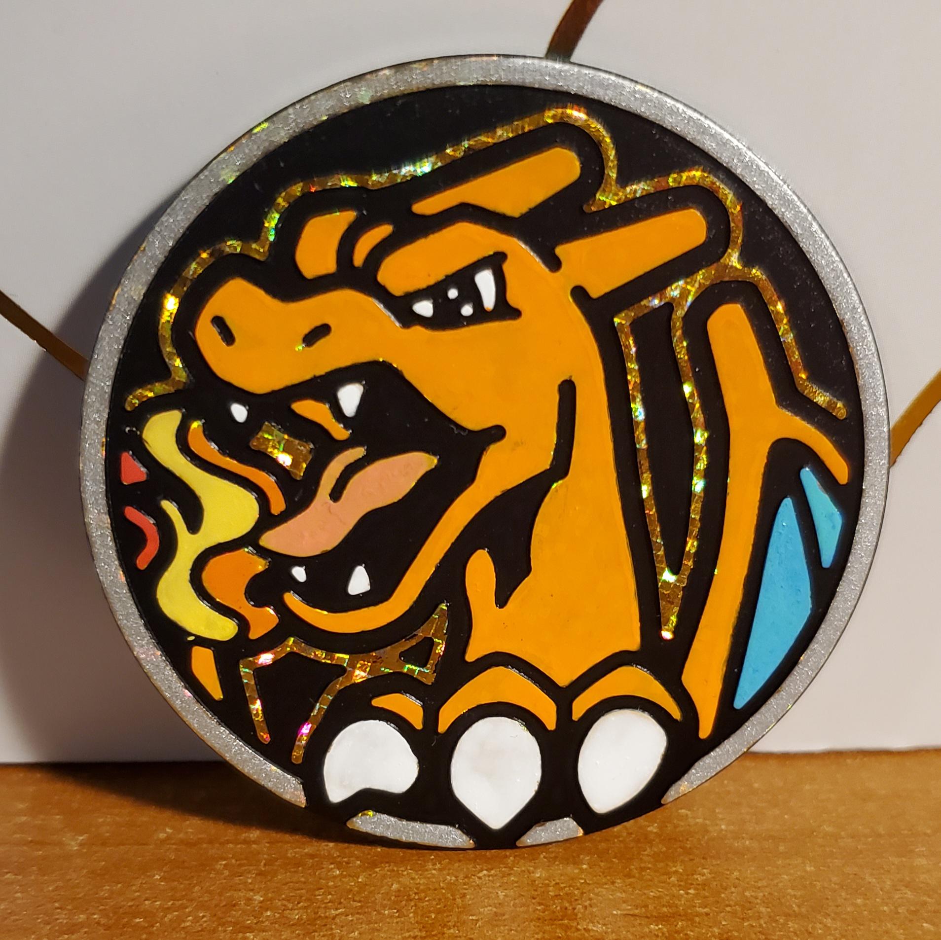 Charizard Coin - Etsy