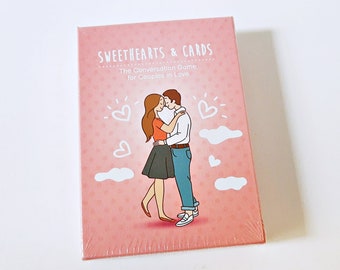 Adult Couples Game,  Sweethearts and Cards, Conversation Cards, Relationship Game, for Date Night, Romantic Dinners, Connect More, Talk More