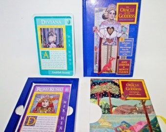 The Oracle of the Goddess Tarot Card Deck Amy Zerner Monte Farber Full Deck Cards and Hardcover Book revelations reflections feminine wisdom