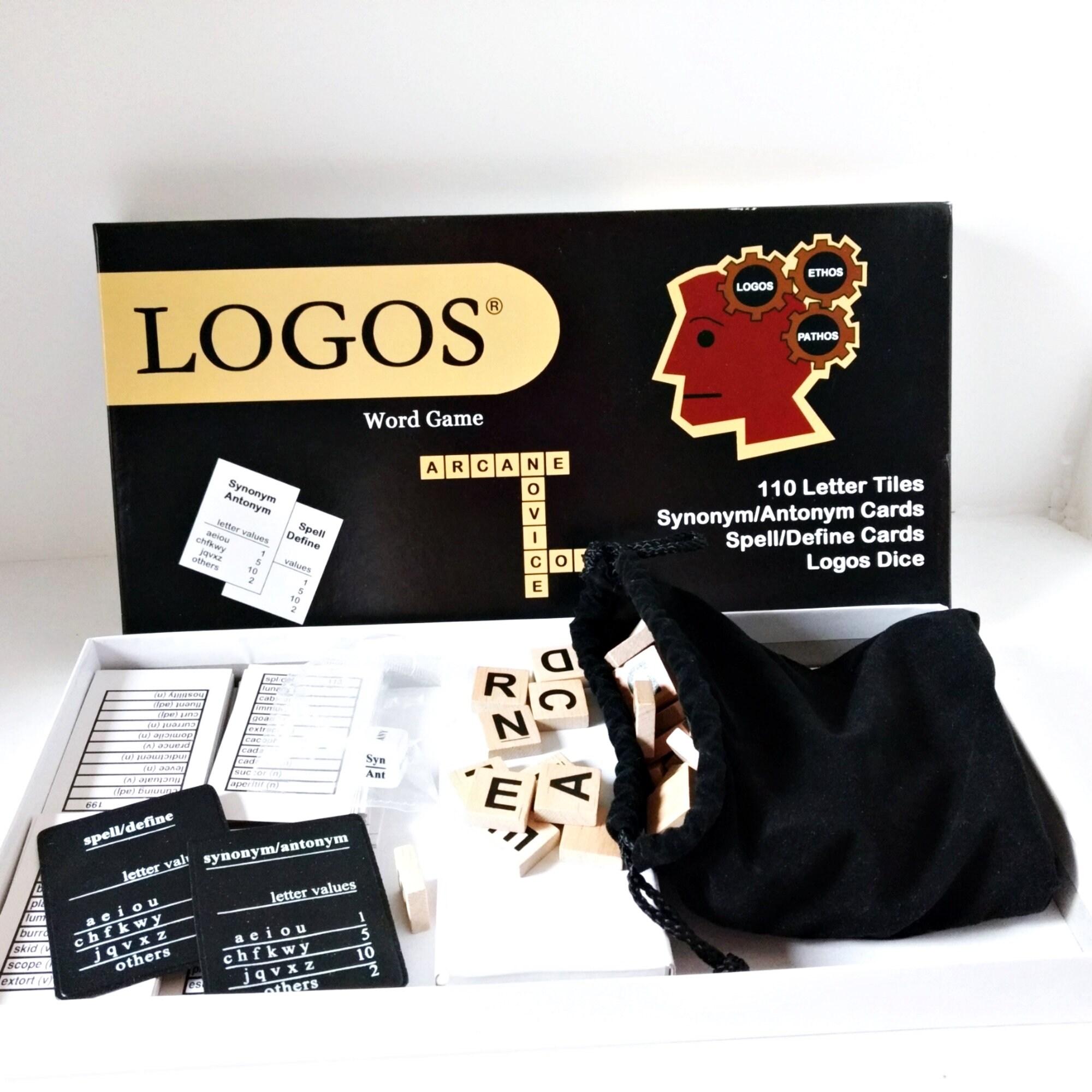 Logos Word Game Scrabble Like Tiles Wooden Letter Tiles - Etsy Israel