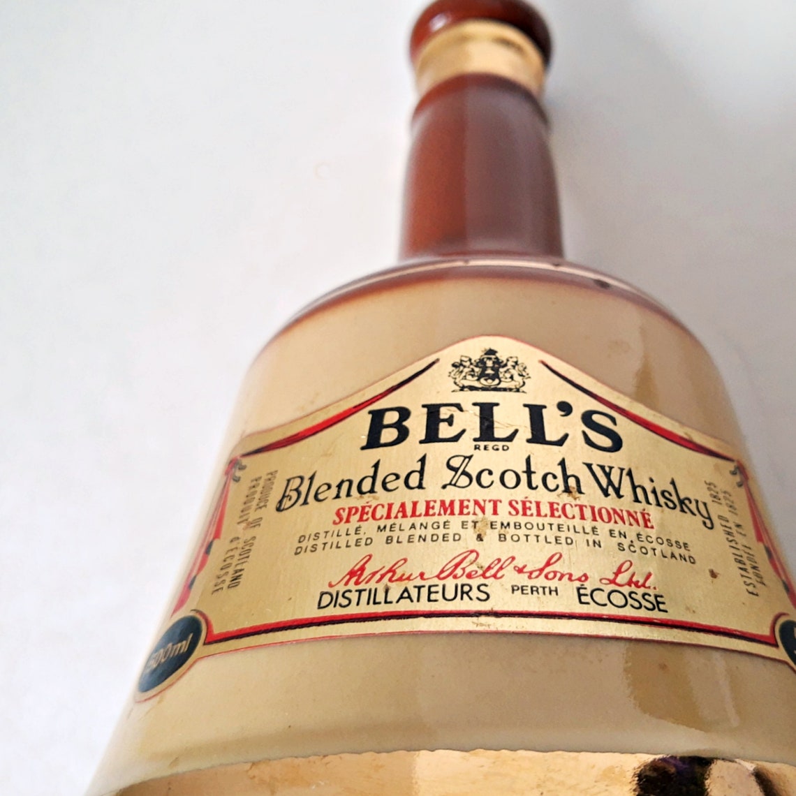 Bells Scotch Whiskey Two Decanter Bottles Wade and Copeland Etsy
