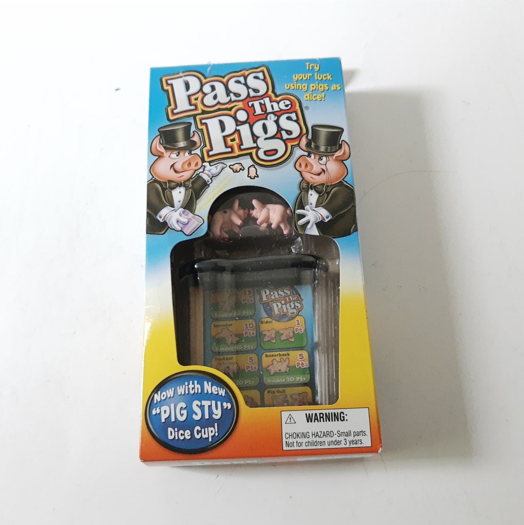 Pass the Pigs Game, Makin Bacon Pink Pig Travel Game, Using Pigs as