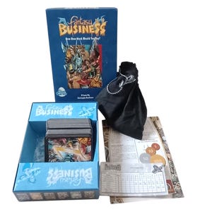 Jeu de cartes de visite fantastique de la série Blue Box, combien paieriez-vous maintenant, 3 à 8 joueurs âgés de 12 ans et plus, 2002 par C Boelinger, Allemagne