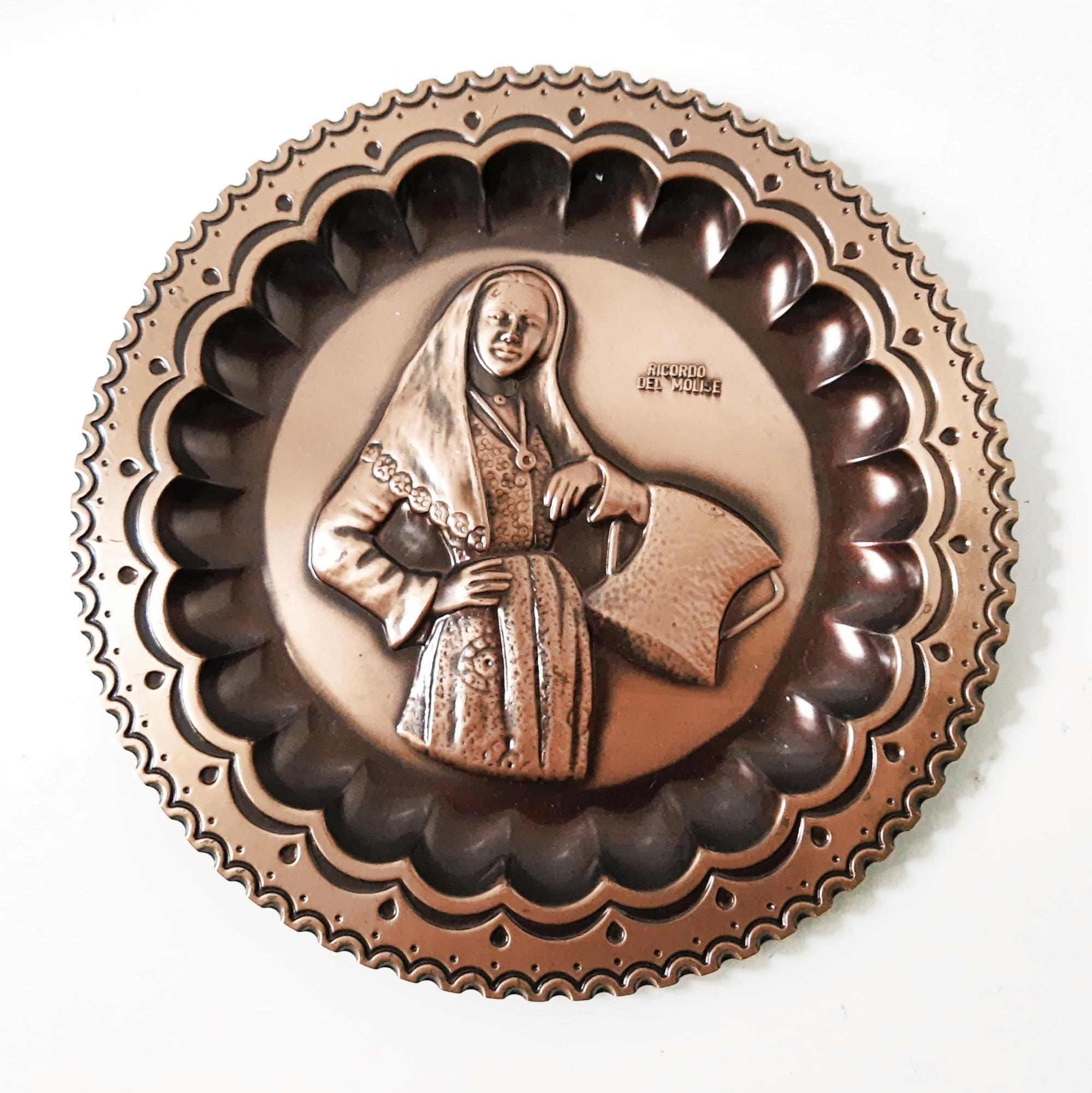Ricordo D Abruzzo Del Mouse Vintage Copper Italian Wall Hanging