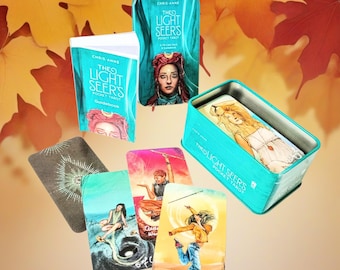 The Light Seers Pocket Tarot Deck: 78 Cards, Guidebook, Tin Case by Chris Anne