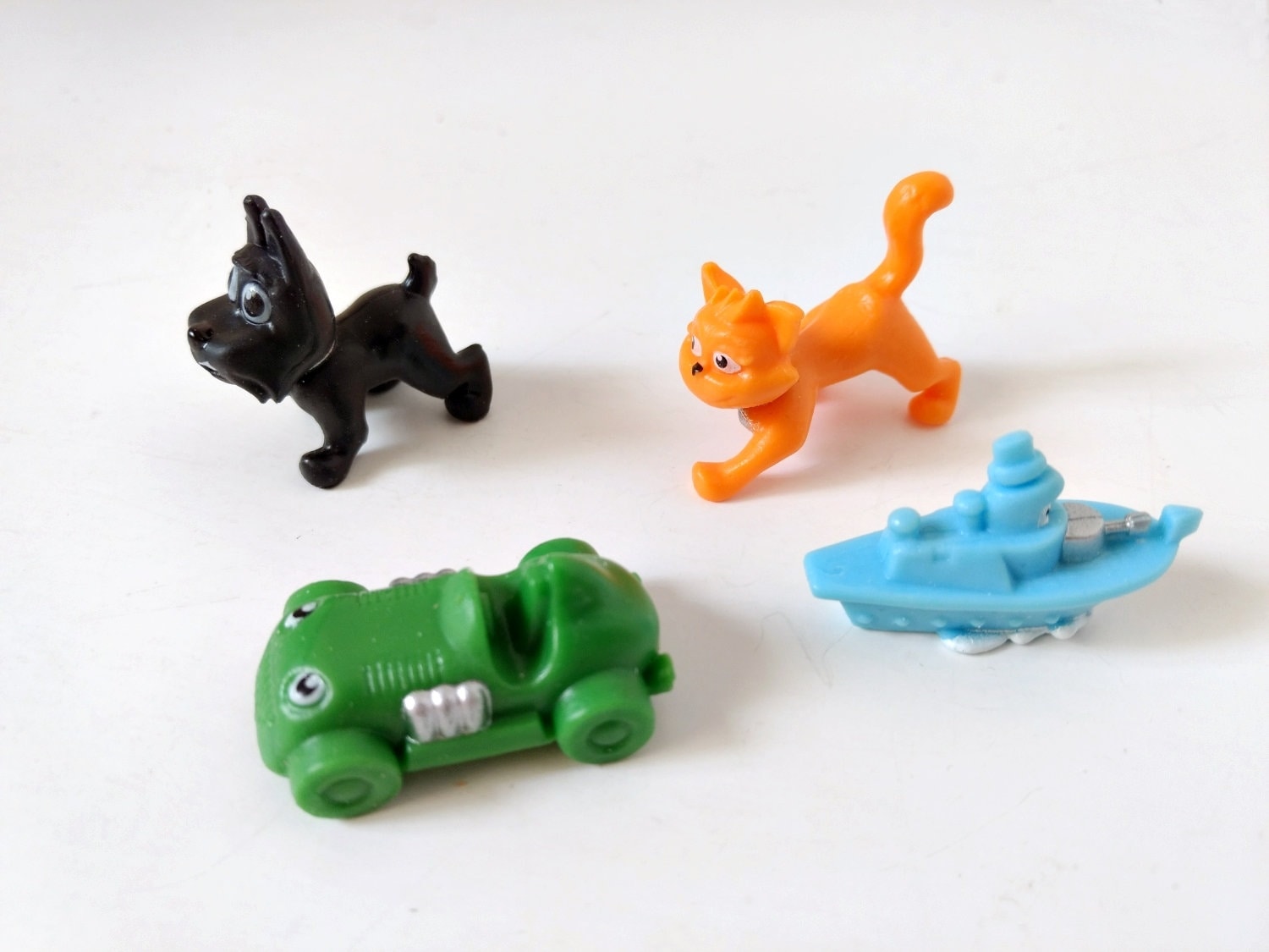 Monopoly Junior Board Game Pieces Four Playing Tokens Little Etsy