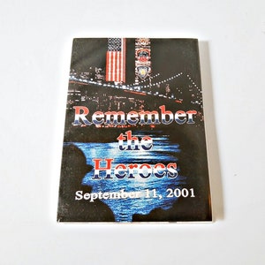 Remember the Heroes, September 11, 2001, holds 26 4 x 6 inch New York photos, Twin Terrors, Memory Foundations Daniel Libeskind