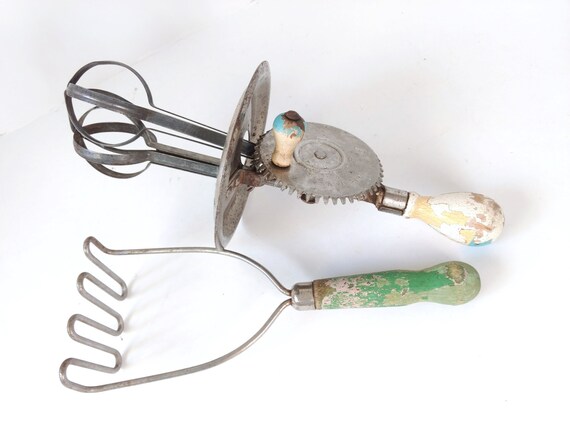 Vintage Egg Beater Made With Stainless Steel