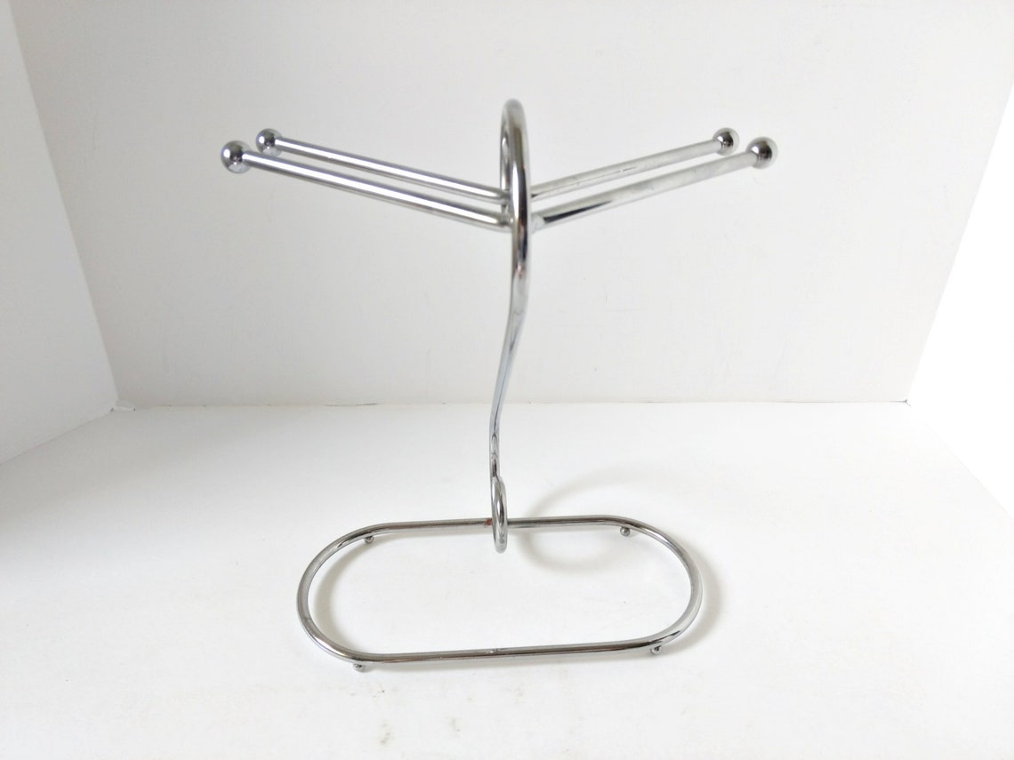 Chrome Towel Holder hand towel rack freestanding vanity Etsy