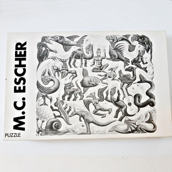 M C Escher Mosaic 11 1000 Piece Puzzle 1999 Cordon Art - Etsy
