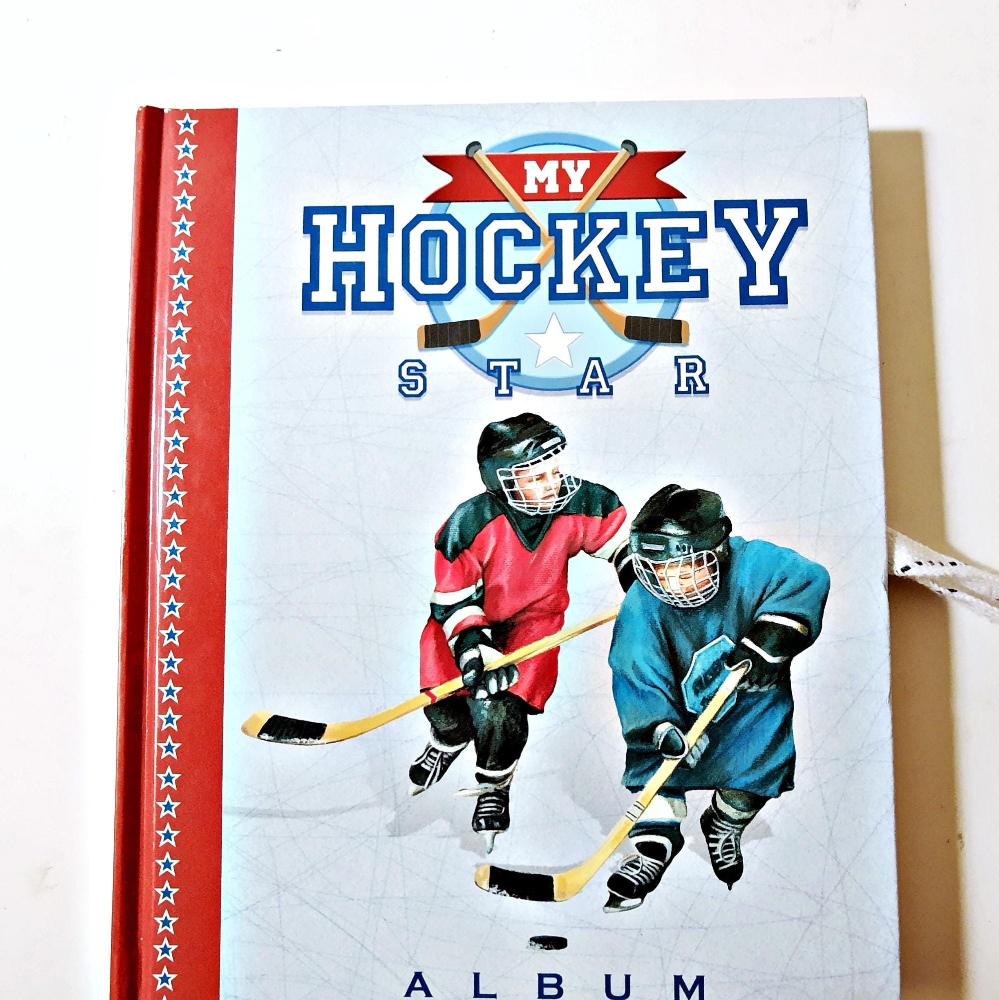My Hockey Star Memory Photo Album, Hardcover Scrapbook, Picture