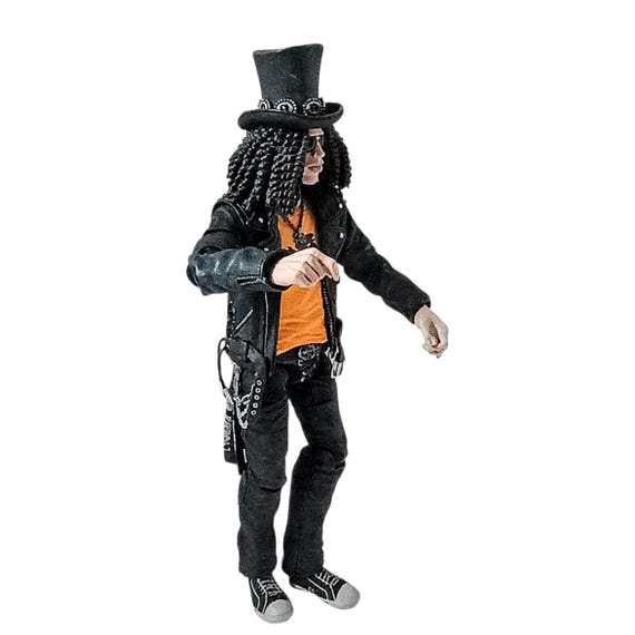 Guitar Hero Slash Action Figure, Mcfarlane Toys, 11 Inches Tall