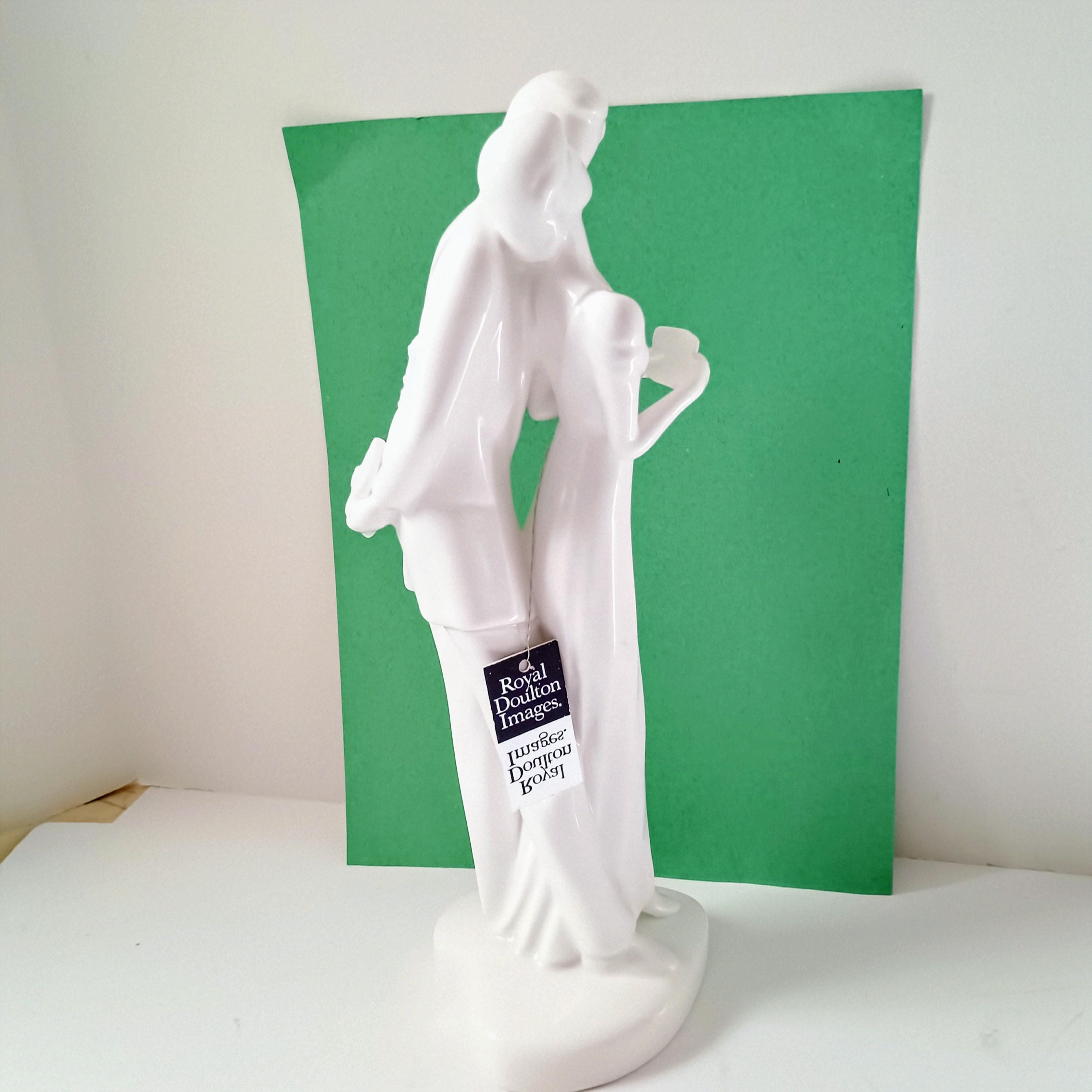 Royal Doulton Images Couple HN3254 White Bone China Figurine, by