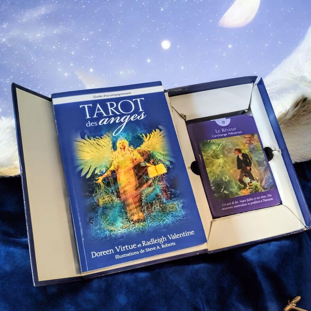 Tarot Des Angels 78 Angel Tarot French Cards and Guidebook by Doreen ...