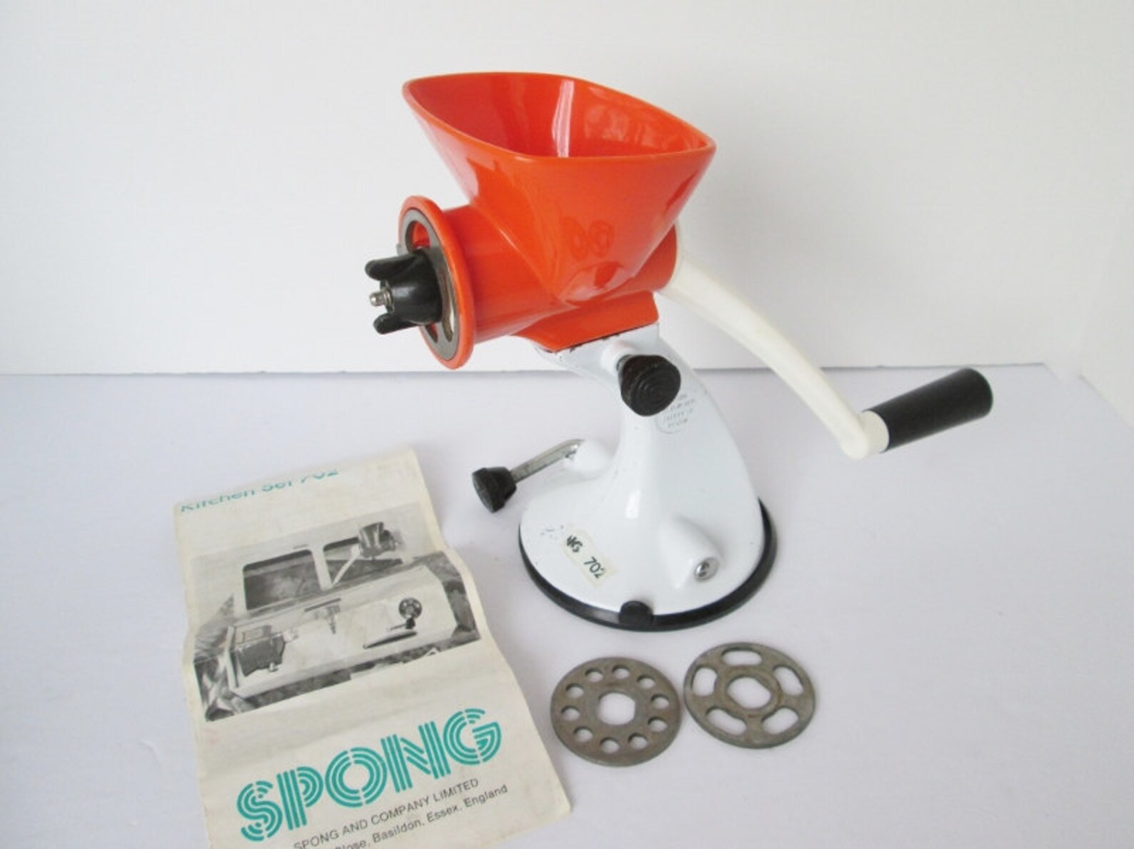 Spong 702 Mincer Slicer Grater Kitchen Set Complete Meat Etsy