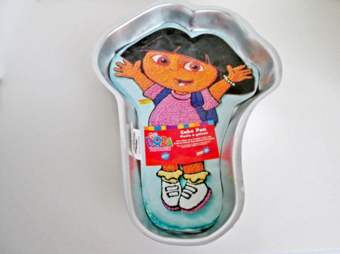 Dora the Explorer Cake Pan Wilton Aluminum Pan Decorating Cake Etsy