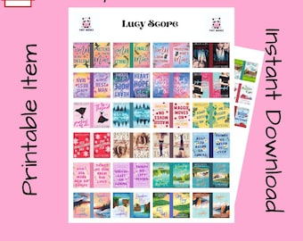 PRINTABLE ITEM, Lucy Score Mini Book Template, Make Your Own Mini Books at Home, Miniature Books, PDF Download and Print