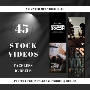 Motivational Quote Reels Bundle| Instant Downloads | Viral Reels | Instagram Viral Reels Faceless Videos TikTok Instagram YouTube Shorts