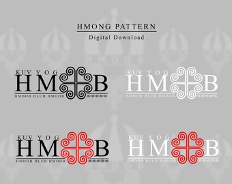 Hmong Design: Digital Pattern Files for DIY Crafts (PNG & JPG)