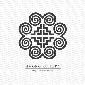 Hmong Design: Digital Pattern Files for DIY Crafts (PNG & PDF)