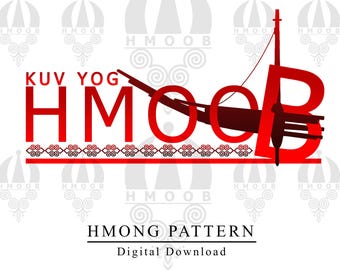 Hmong Pattern Design: Digital Files for DIY Crafts (PNG & PDF)