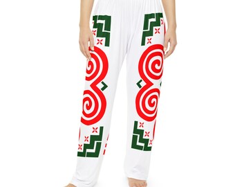 Hmong Pajama Pants Women  | All-Over Print