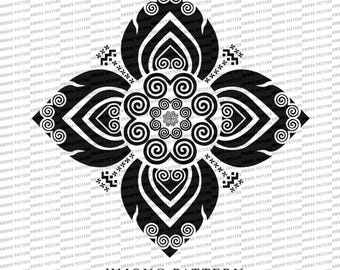 Hmong Design PNG Digital Files: Commercial Use License