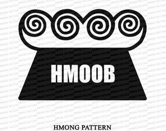 Hmong Pattern Digital Design: PNG & JPG Files (Commercial Use License)
