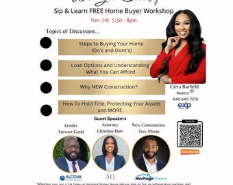2025 DIGITAL download real estate marketing flyer home buyer workshop editable canva personalized flyer