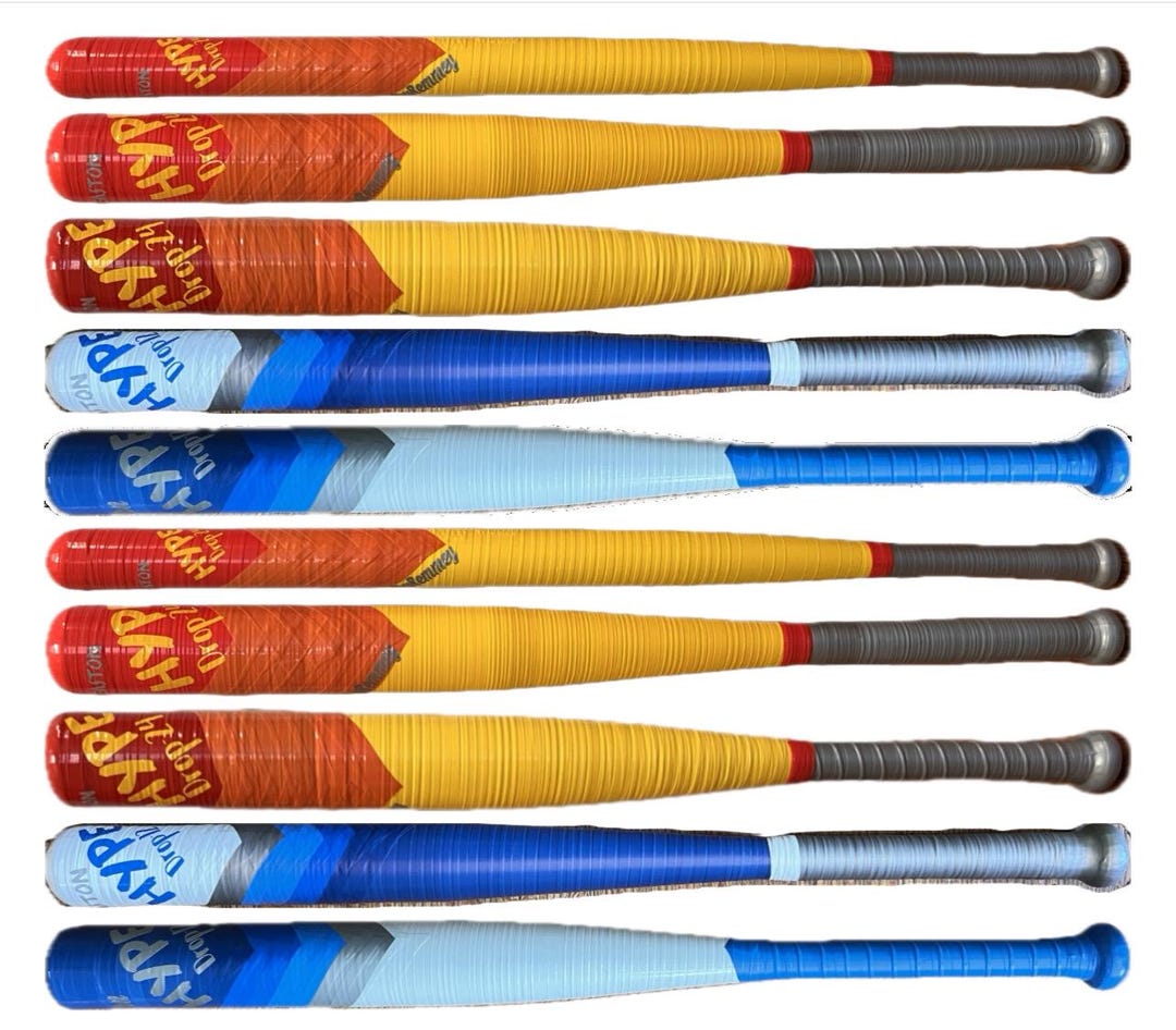 HYPE Fire('24 and '25), HYPE Ice, Custom Made Hype Plastic Baseball