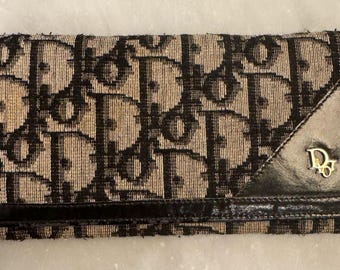 Vintage Christian Dior Coin Purse Iconic Oblique Monogram